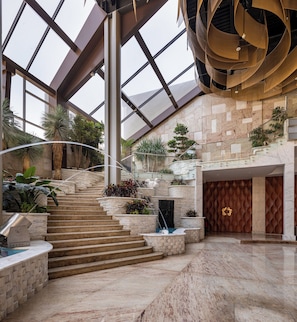 Interior entrance