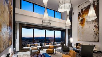 Sitteområde i lobbyen