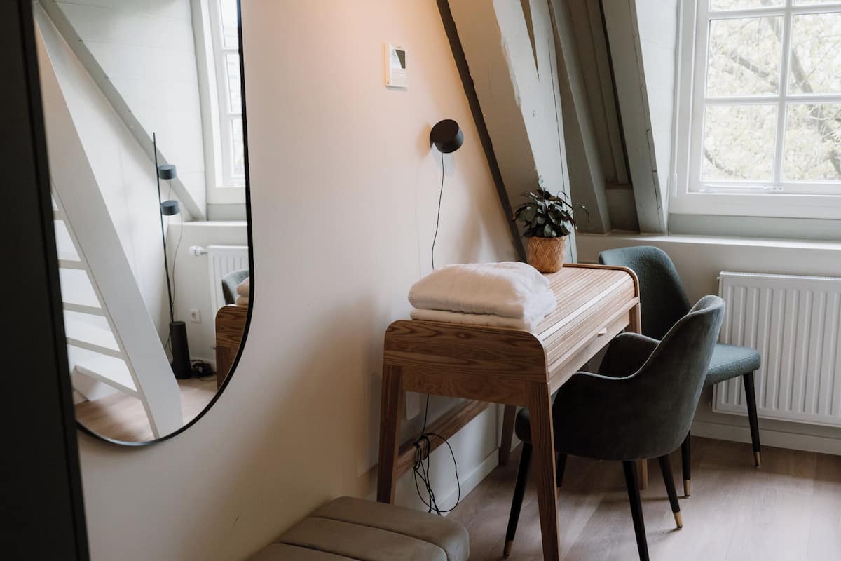 Comfort Double Room, Courtyard View | Premium bedding, in-room safe, individually decorated
