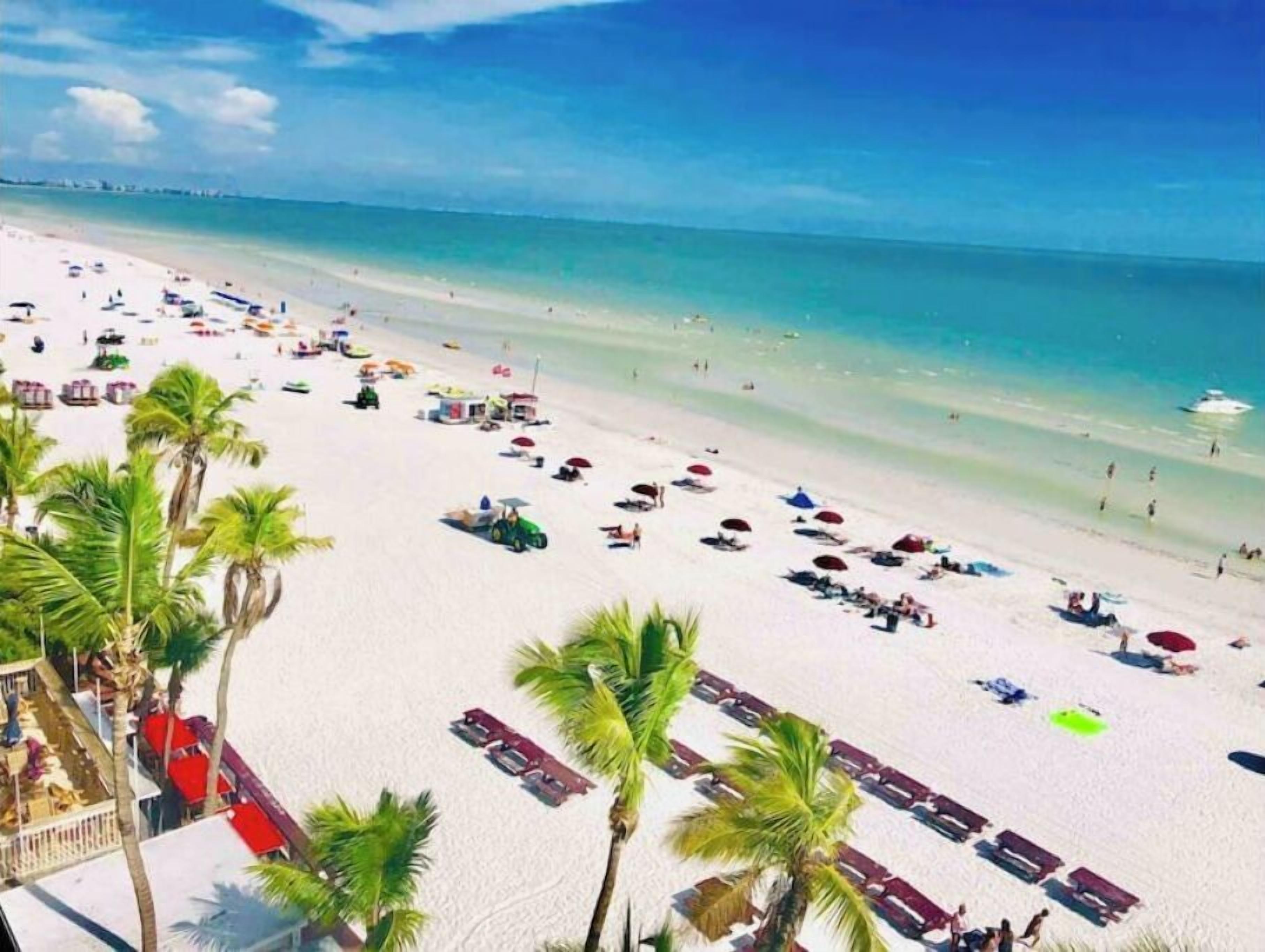 Sun loungers, beach towels