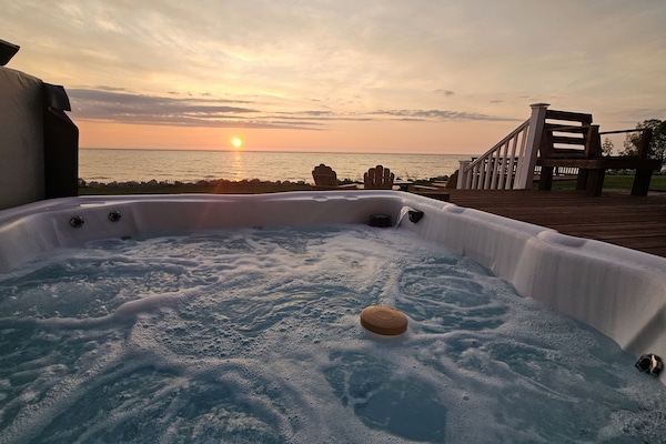 Bain à remous extérieur