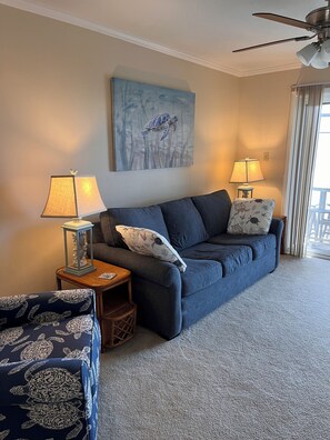 Smart TV, books - Tortuga Oceanside Villa with Beautiful Beach and Sunset Views in Emerald Isle (Emerald Isle)