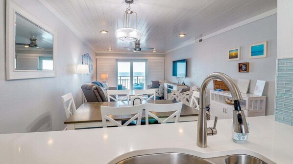 Dining - Our Happy Place - Luxury Oceanfront Escape w/Pool (New Smyrna Beach)