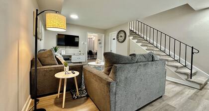 Modern Townhome w/ Balcony • Walk to FUSE Stadium