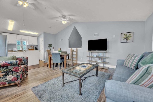 Open Living Room and Kitchen Area