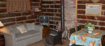 The Cove RUSTIC BUNKHOUSE...30 seconds from Patoka Lake...sleeps 5