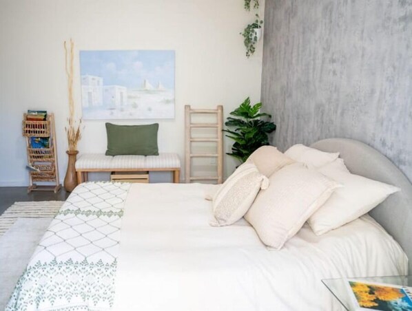 1 室のベッドルーム、WiFi、ベッドシーツ