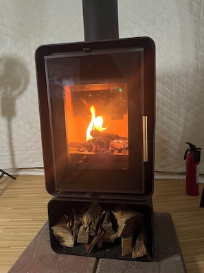 Fireplace - Dome w/movie projector+Wi-Fi+remote beach access (Stephenson)