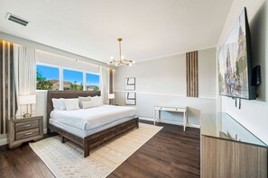 5 bedrooms, iron/ironing board, WiFi, bed sheets
