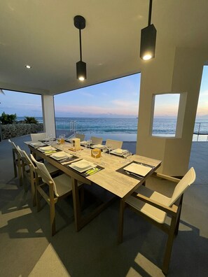 Outdoor dining
