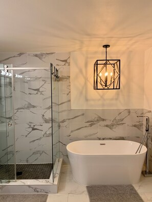 Shower, hair dryer, towels, soap - Luxury meets tranquillity!! (Las Vegas)