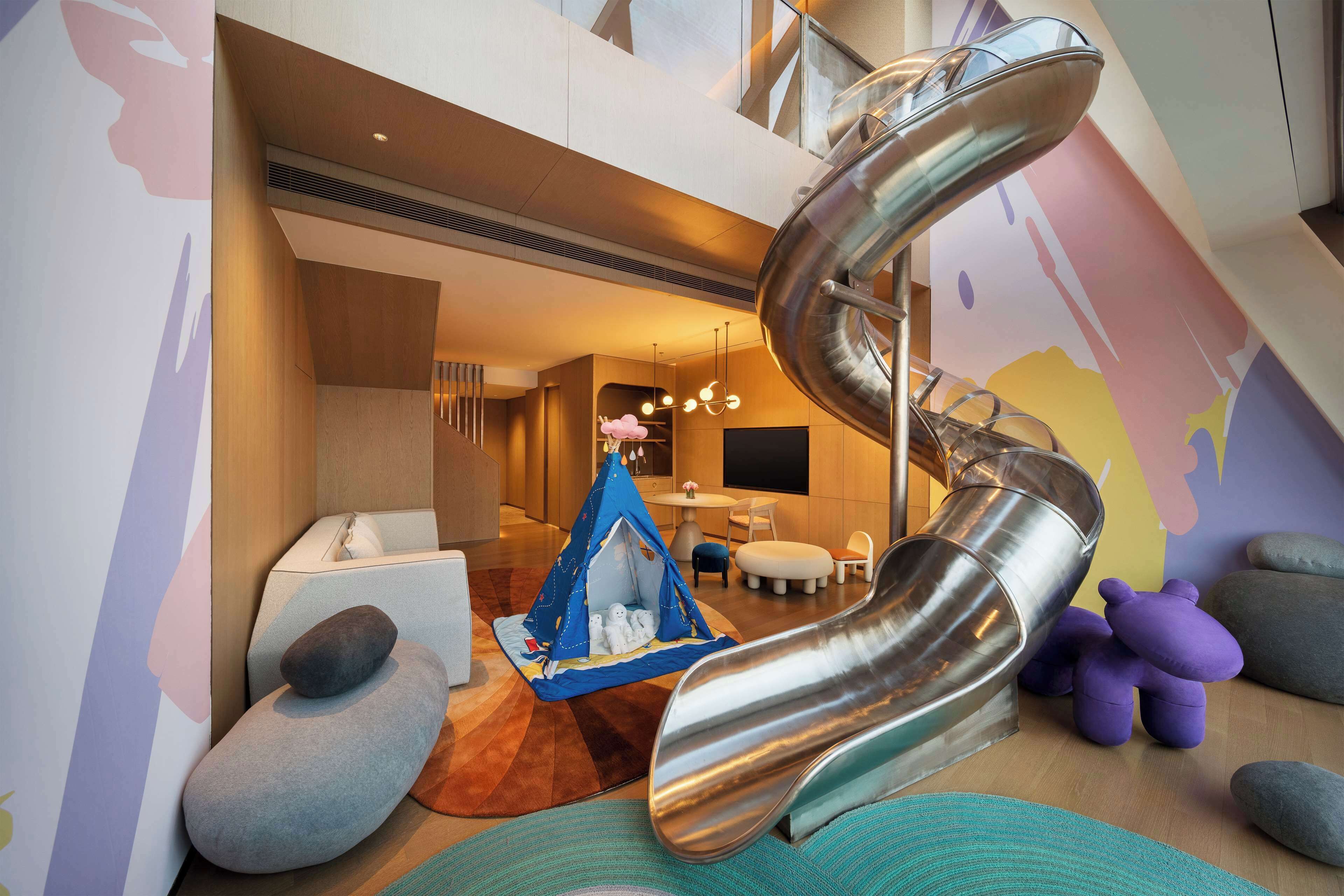 Family Suite, 2 Twin Beds (Duplex) | Living area | LCD TV, toys