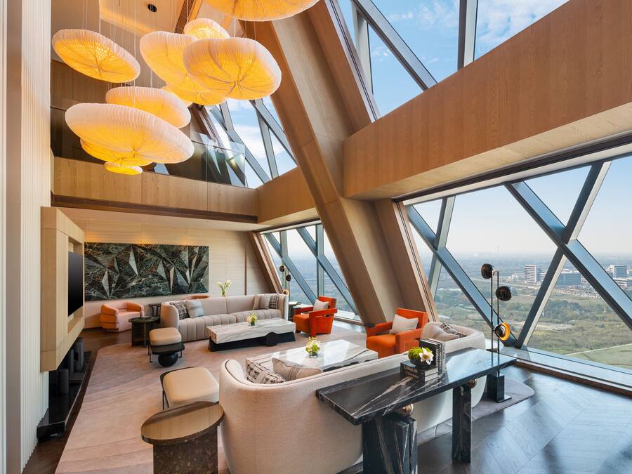 Presidentiële suite, 1 kingsize bed | Luxe beddengoed, donzen dekbedden, pillowtop-bedden, een minibar