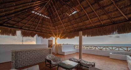 Apt in Chicxulub near to Beach