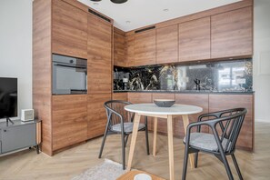 Dining - Stylish Wiedikon Studio w/ Storage Room & W/D, nr Market, by Blueground (Zurich)
