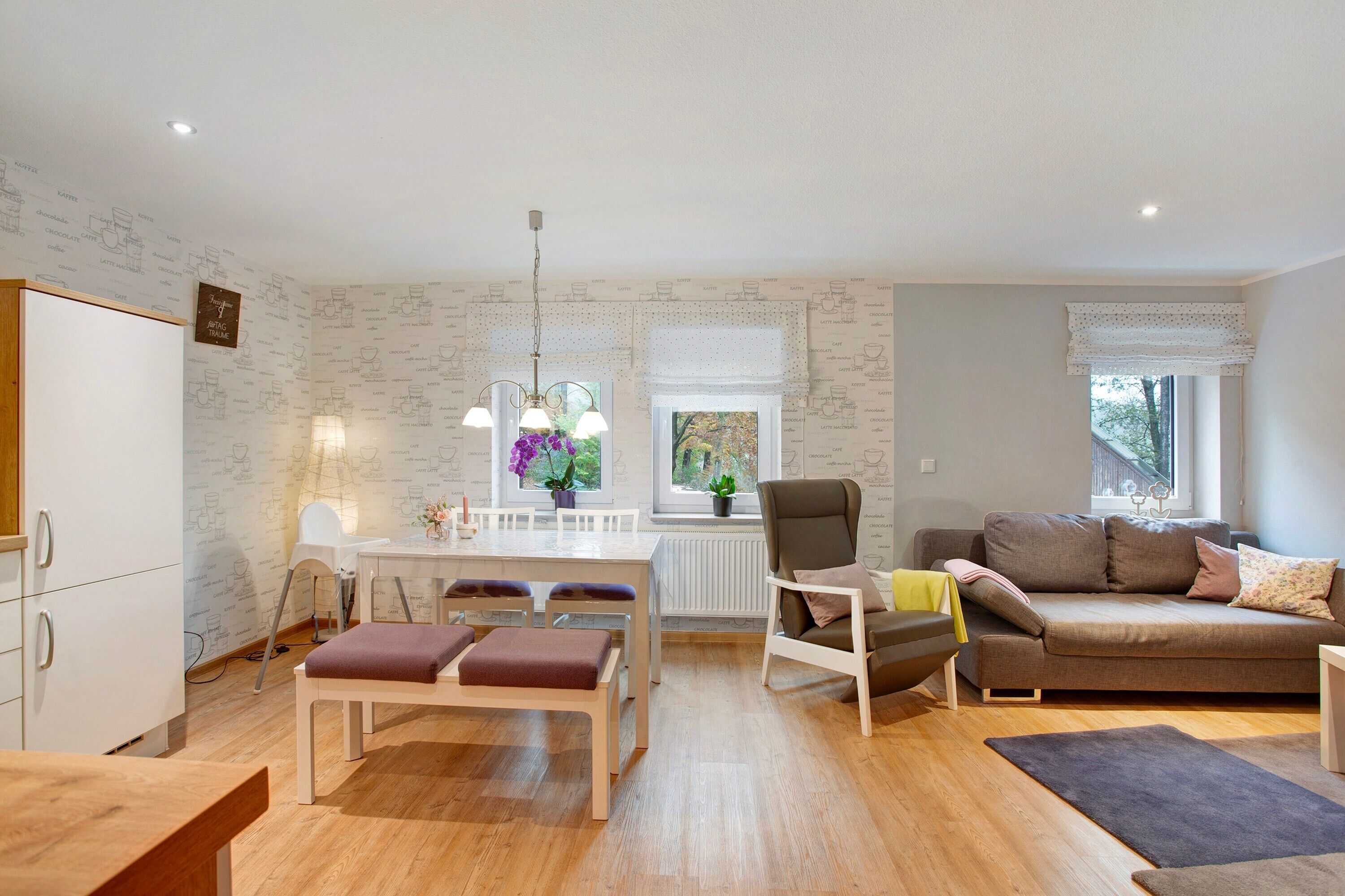 TV, DVD player, stereo