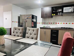 Apartment | Private kitchen | Mini-fridge, microwave, griddle