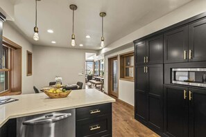 Fridge, microwave, oven, stovetop - Abode at Empire Lodge, private hot tub, Deer Valley area (Park City)