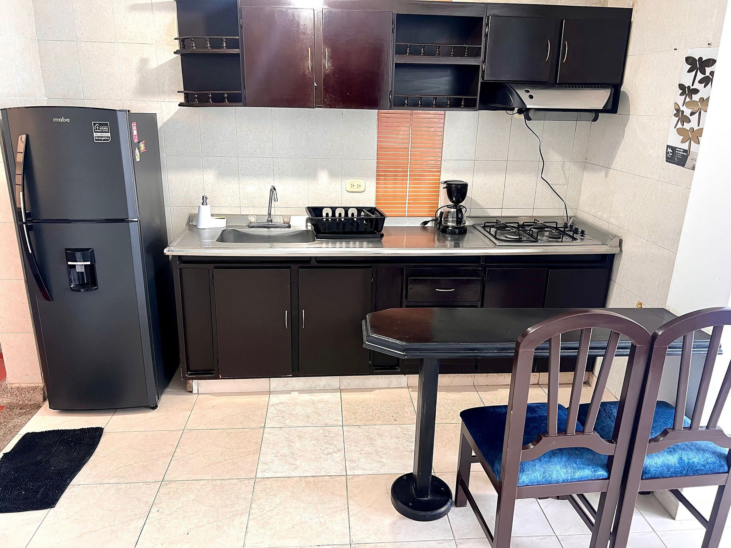 Familienapartment | Eigene Küche | Mixer, Grillplatte