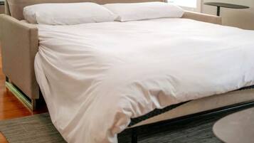 1 chambre, fer et planche Ă  repasser, Wi-Fi, draps fournis