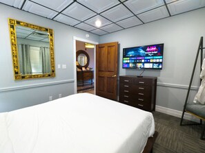 2 slaapkamers, een strijkplank/strijkijzer, wifi, beddengoed