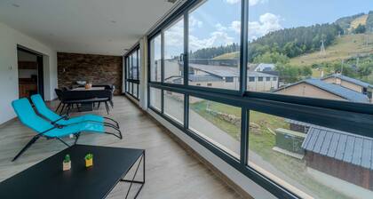 Apartamento vacacional "Résidence Pieds Des Pistes" cerca de pistas con terraza privada y Wi-Fi