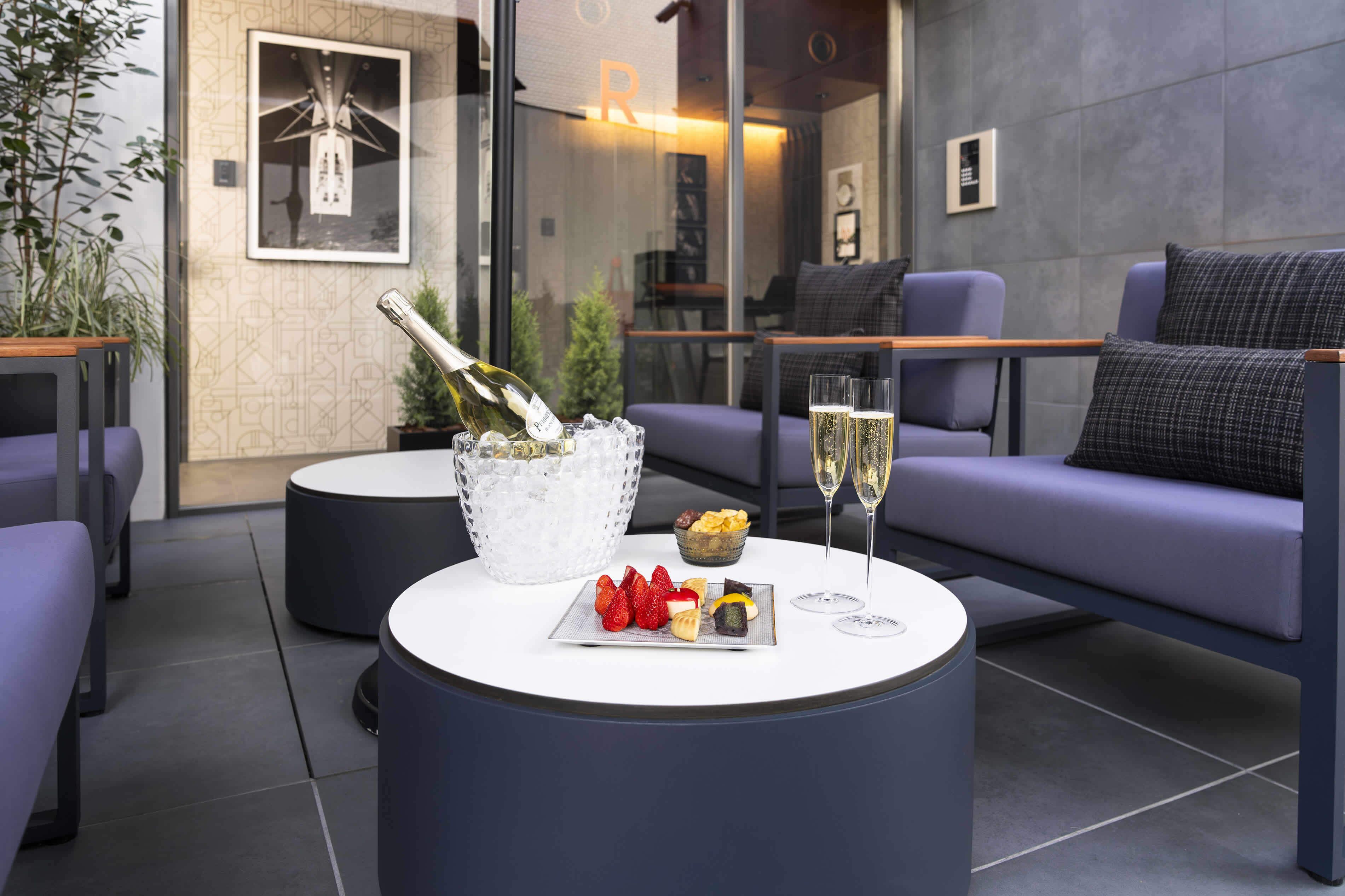 Champagner-Service