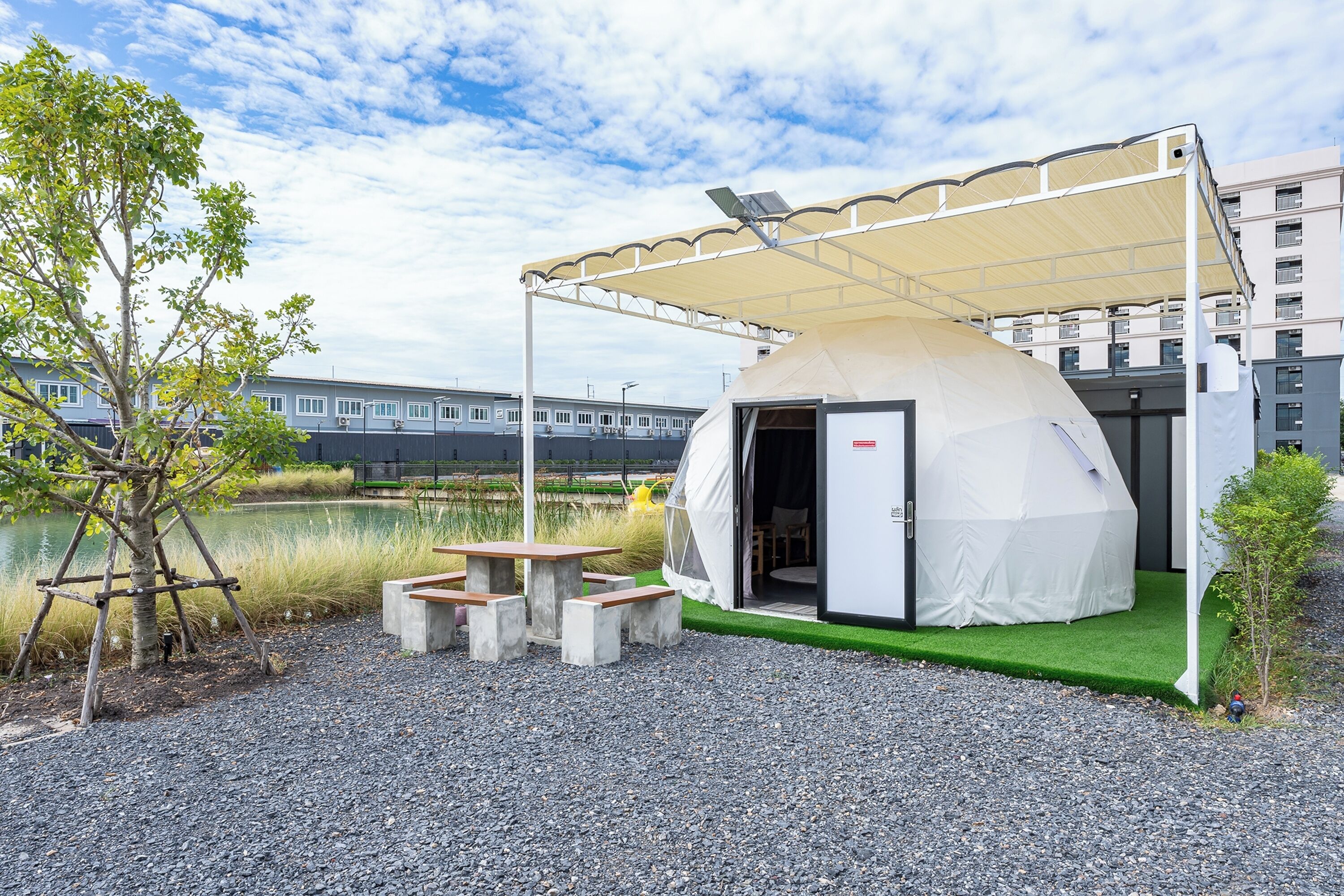 Tienda de campaña | Área de sala de estar