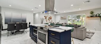 Resort Style 5bedrooms/2bathrooms home with pool, Games and a pool table.