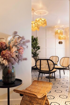 Zona de estar del vestíbulo