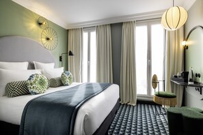 Classic Double or Twin Room | Premium bedding, pillowtop beds, in-room safe, individually decorated - Le Clark Hotel (Paris)