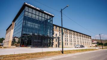 Voorkant van accommodatie