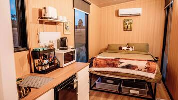 1 makuuhuone, vuodevaatteet