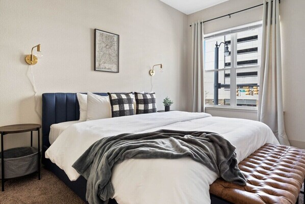 1 Schlafzimmer, Bügeleisen/Bügelbrett, kostenloses WLAN, Bettwäsche