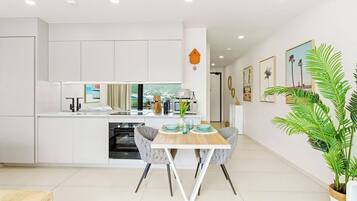 Refrigerador, microondas, horno y lavavajillas