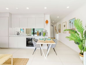 Fridge, microwave, oven, dishwasher - A101 - Outstanding Lagoon View & Garden (Sint Maarten)