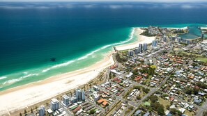 Beach nearby - Skyline Unit 5 Overlooking Coolangatta with air conditioning - perfect for a relaxing getaway. (Coolangatta)