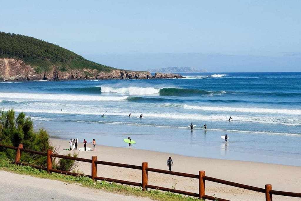 Na praia 