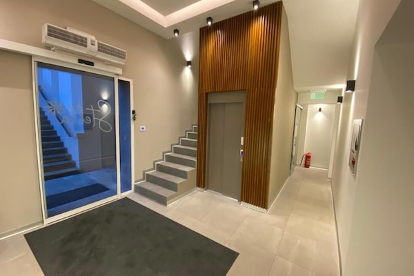 Interior entrance