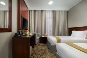 Kamar Double atau Twin Standar | Brankas, kedap suara, setrika/meja setrika, dan Wi-Fi gratis