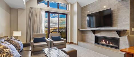 智能電視、壁爐、電子遊戲、DVD 播放機