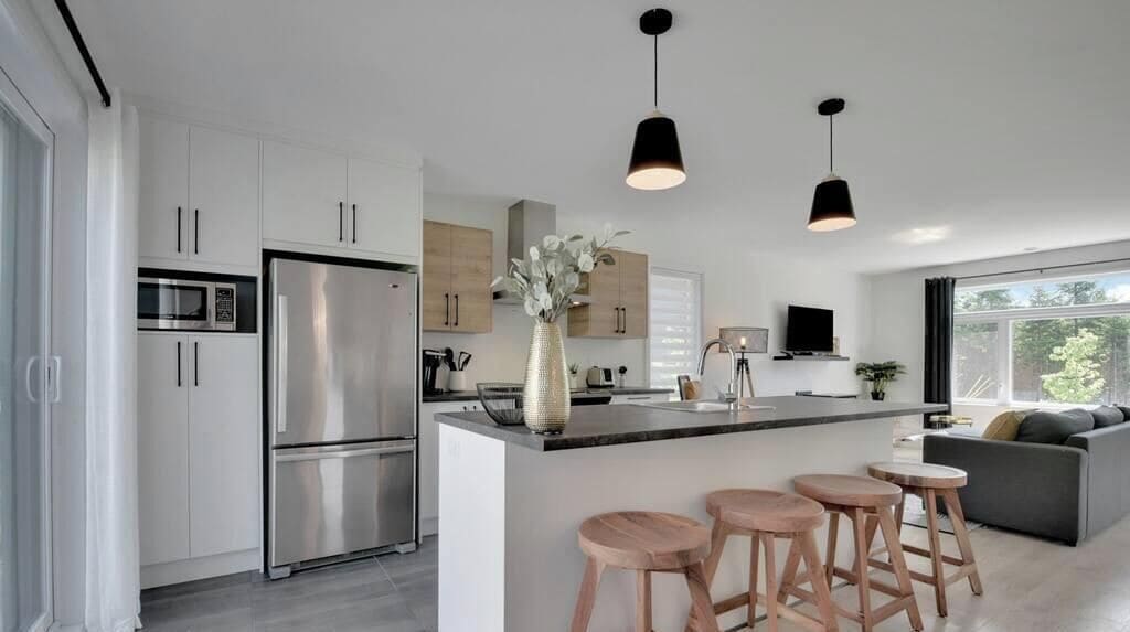 Microondas, horno, parrilla de estufa y lavavajillas 