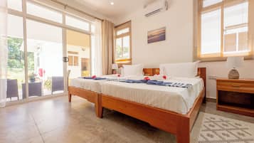 2 bedrooms, in-room safe, iron/ironing board, free WiFi