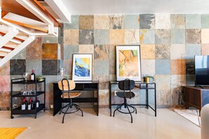 Interior - Stylish Roma Penthouse with Roku TV and WiFi (Ciudad de México)