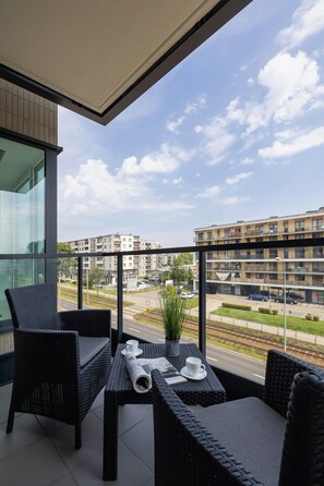 Apartamento, 1 quarto, sacada | Sacada