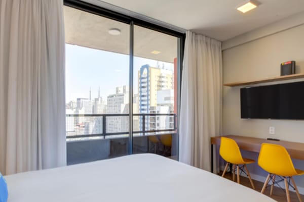 Studio, 1 Double Bed, Balcony | View from room