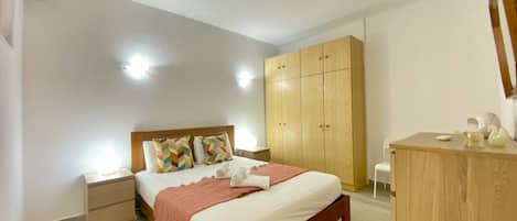 1 間睡房、熨斗/熨衫板、免費 Wi-Fi、床單