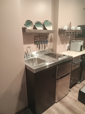 Fridge, microwave, oven, stovetop - Basement Apartment, Outdoor Hot Tub add on, infrared Sauna, Pool Table and more (Lansing)