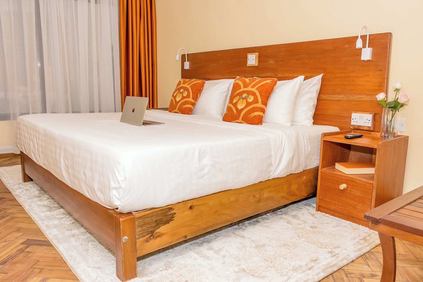 deluxe double room | premium bedding, individually decorated, individually furnished, desk