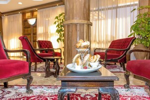Sala de estar en el lobby